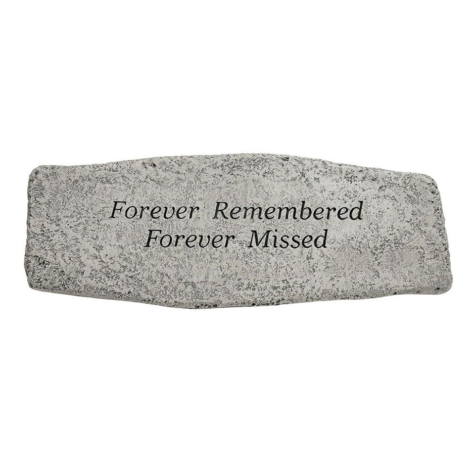 Forever Remembered Forever Missed Engraved Bench Plaque