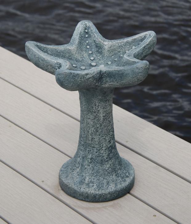 Starfish Bird Bath