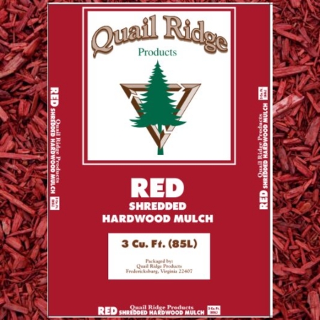 Quail Ridge Red Dyed Mulch